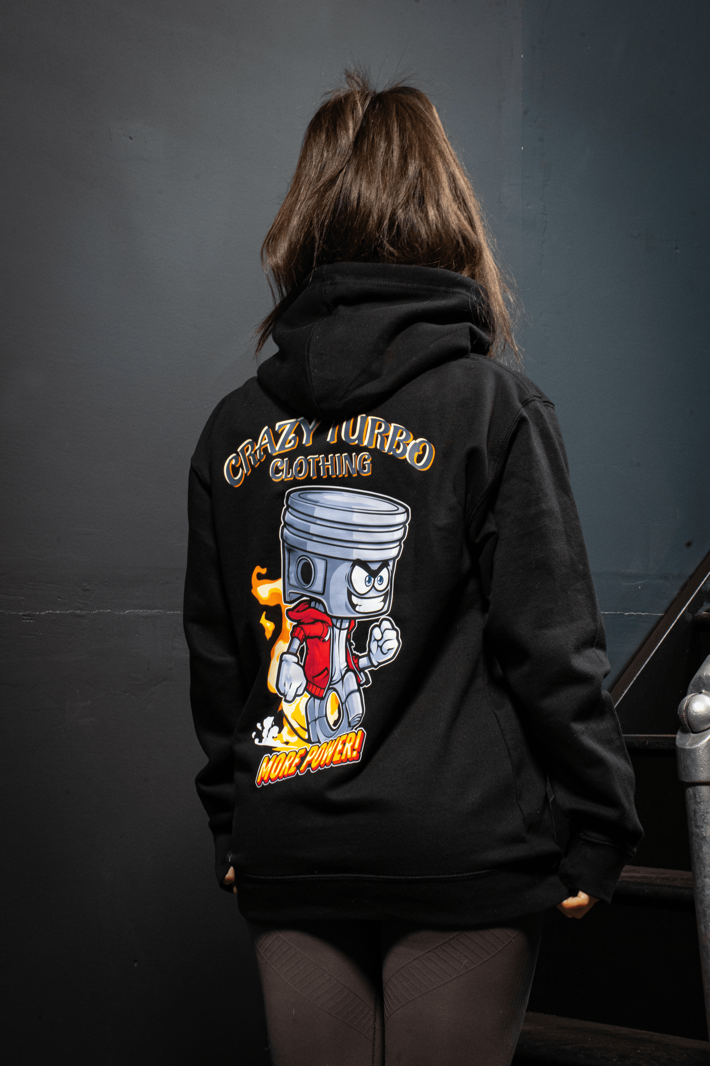 The Crazy Turbo Hoodie V2 - Piston Power