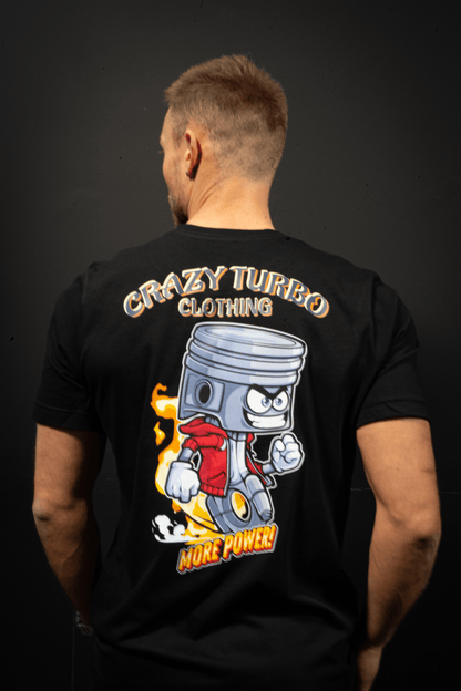 The Crazy Turbo T-Shirt (V2) Piston Power