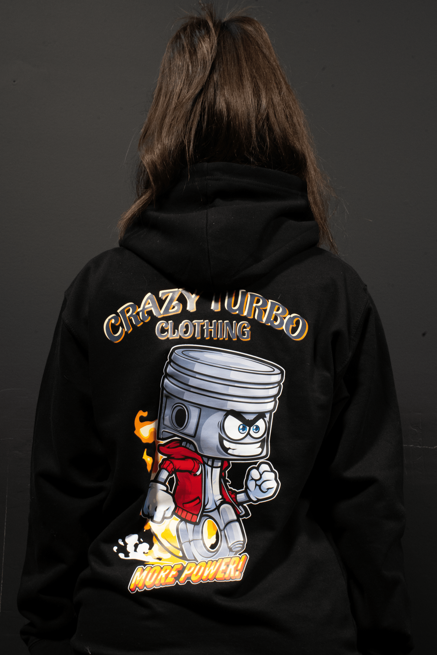 The Crazy Turbo Hoodie V2 - Piston Power